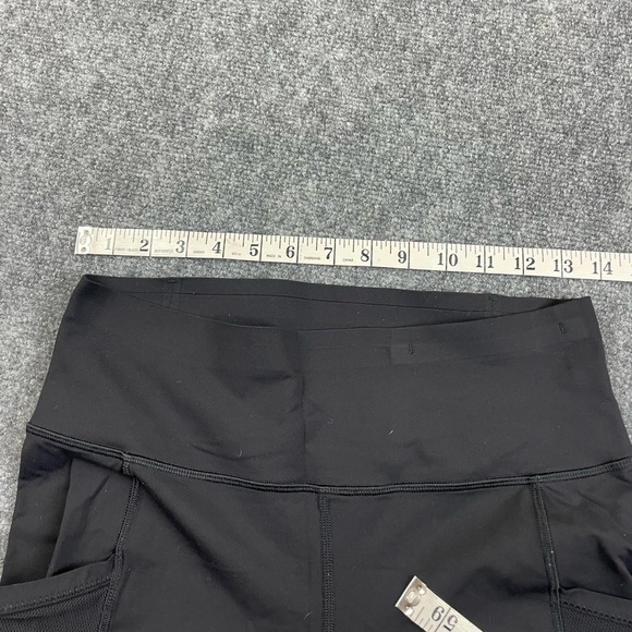 LULULEMON Women’s Black Cropped Mesh sides Leggings Size: 8 - Picture 10 of 11